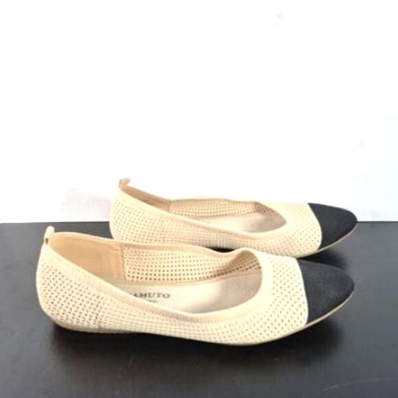 Vince Camuto Women's Beige and Black Ballet Flats, Size 11M - Picture 3 of 7